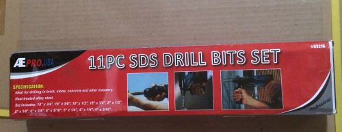 11 PC SDS DRILL BITS SET