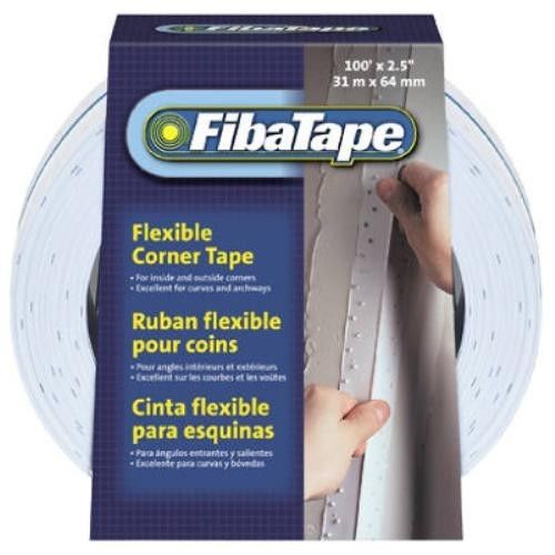 St. Gobain, Fibatape, Flexible Corner Tape, White Polymer, 2-1/2&#034; x 100&#039;