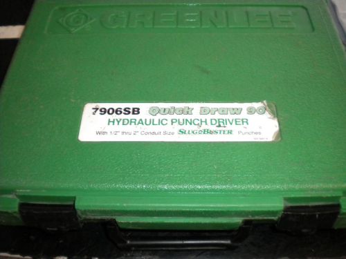 GREENLEE 7906SB Hydrolic Punch Driver Set