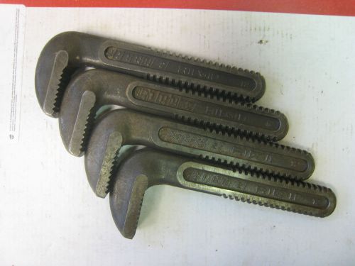 Lot of 4 ridgid hook jaw for 12&#034; pipe wrench free shipping for sale
