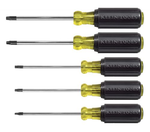 Klein Tools 19555 5 Piece Cushion Grip TORX Screwdriver Set