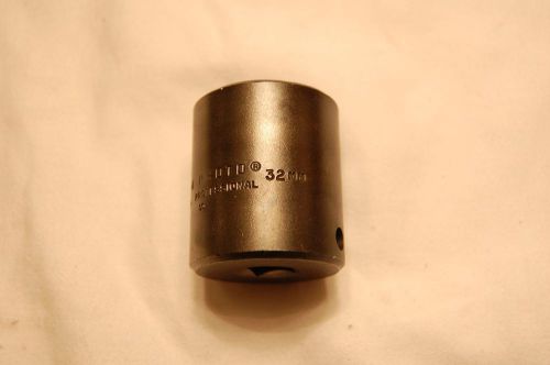 Proto 1/2&#034; Drive 32mm Impact socket 7432M