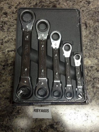 Blue point wrench set, ratcheting box, 25° offset, 12-pt 5 pc rbya605 new! for sale