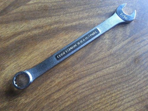 Craftsman industrial part # 23433, 12 pt, combination wrench 7/16&#034;, 5-7/8&#034; oal for sale
