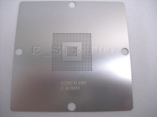 8X8 0.6mm BGA  Stencil Template For Intel 82801FBM Ic
