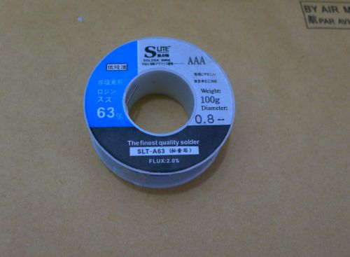0.8mm 100g 63/37 rosin core flux 2.0%  lead roll soldering solder wire for sale