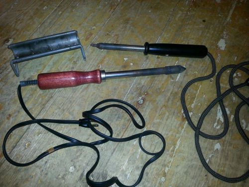 2 Soldering Irons Pair American Electrical Heater Company and Swift