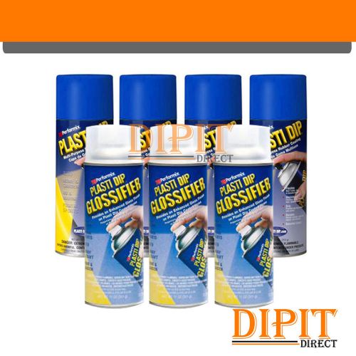 Performix plasti dip navy blue gloss wheel kit 4 blue &amp; 3 gloss spray cans for sale