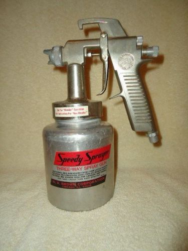 Wr brown corp model 331-a speedy sprayer 3-way spray gun f/paint sealer more exc for sale