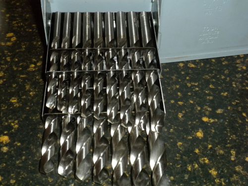 NEW HUOT 29 PIECE DRILL BIT SET AND DRILL INDEX 1/16-1/2&#034; BY 1/64