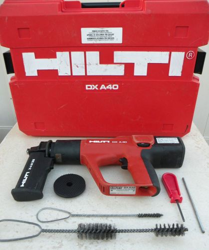 HILTI DX A40  cal .27  powder actuated nail gun kit &#034; NICE&#034;