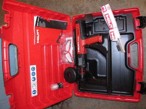 Hilti dx-351 cal.27 fully auto-matic powder nail gun kit new in box (237) for sale