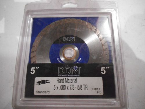 Dixie Diamond Manufacturing TR5 Turbo Blade Standard 5&#034; x.080&#034; x 7/8 - 5/8 - NEW