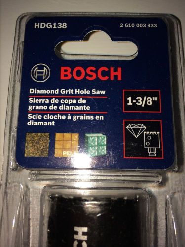 Bosch hdg138 diamond grit hole saw, 1-3/8 for sale