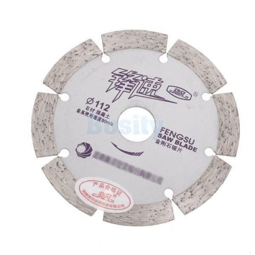 4.4&#034; inch Diamond Segmented Circular Saw Blade 14300 RPM Wet Cut Concrete Stone