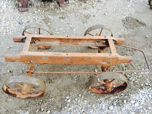 ANTIQUE FAIRBANKS MORSE STATIONARY ENGINE CART HIT AND MISS