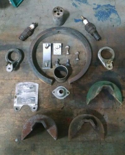 Antique Vintage Maytag Single Cylinder Flywheel Magnet Oil Catch Ring Parts Lot