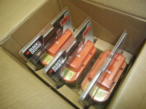 BLACK AND DECKER HPNB24 3-PACK OF 24-VOLT HIGH PERFORMANCE BATTERY PACKS!