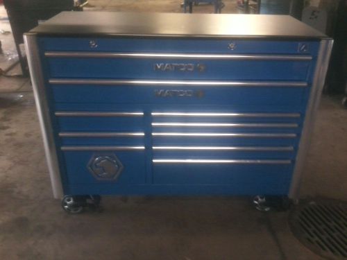 Matco tool box blue and chrome  new item #6225rx for sale