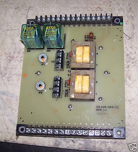 AUTOMATIC SWITCH CO TRANSFER SWITCH BOARD HS 359-323-2