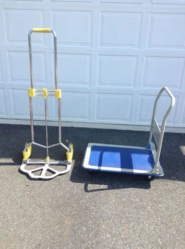 Set of 2 - hand truck and platform dolly for sale