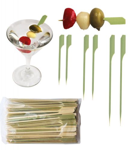 Pack of 100 bamboo cocktail picks for sale