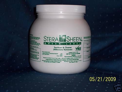 Stera-sheen sanitizer for frozen dessert/drink machines for sale
