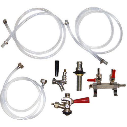 Add-a-Line Kit for Single Tap Conversion Kit - Draft Beer Kegerator Accessories