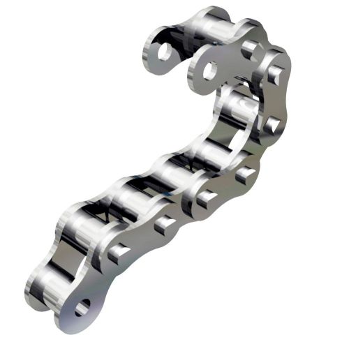 #60SS ROLLER CHAIN 10FT 1R  STAINLESS STEEL FREE CONNECTOR LINK