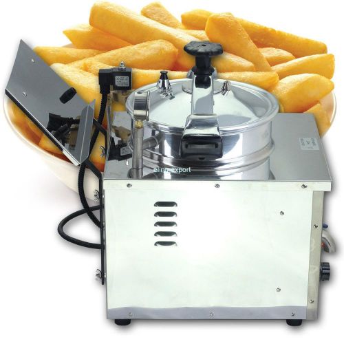 Pressure fryer 16l automatic thermostat 304 stainless leisure bar fried chicken for sale