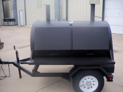 3660 Rotisserie BBQ Grill, Smoker, Cooker on trailer by HEARTLAND COOKERS