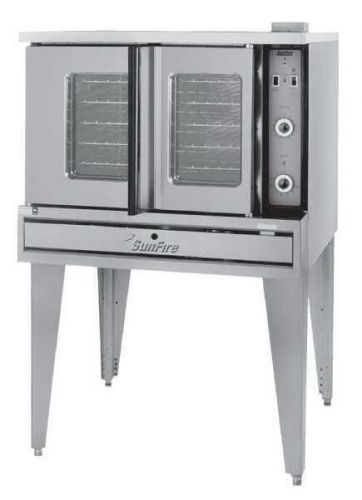 Garland sunfire sdg-1 commercial bakery/pizza gas single deck convection oven for sale