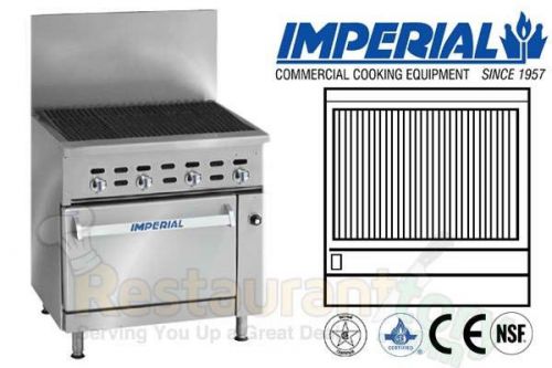 Imperial commercial radiant char-broiler 24&#034; wide oven natural gas ir-24br-120 for sale