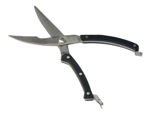 POULTRY SHEARS, 10-1/4&#034; O.A., FULL TANG, COMMERCIAL GRADE STAINLESS STEEL