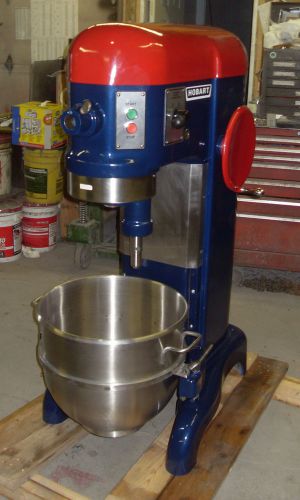 Hobart 60 qt mixer with bowl, paddle, dough hook &amp; whip for sale