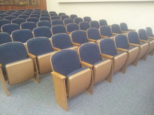 Lot of 300 THEATER SEATING auditorium chairs movie cinema used seats fixed back