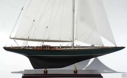 Americas Cup Shamrock V Yacht Model 24&#034; Abordage&#039; Sailboat