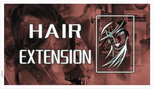 ba961 Hair Extension Beauty Shop Salon Banner Shop Sign