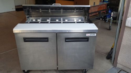 Saturn SUSS-48&#034; COMMERCIAL SANDWICH PREP REFRIGERATOR TABLE