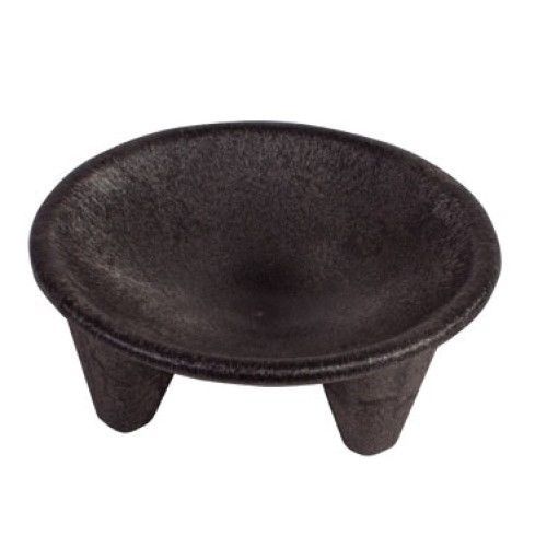 Winco PMP-12 Molcajete Salsa Plate Set 12 oz.