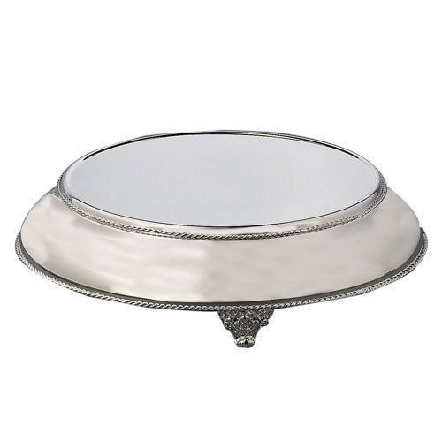 SilverTapered Cake Stand Plateau Round 18” Top 22” Base