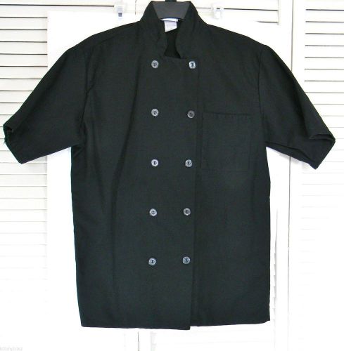 Fame Chef black small jacket top coat unisex polyester cotton short sleeves