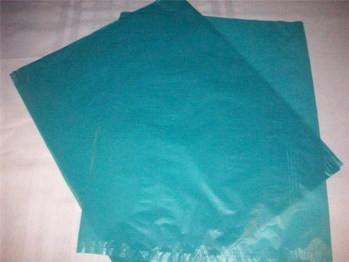 Qty 100 12 x15 Plastic Merchandise Bags Teal  Retail Wholesale Poly High Density