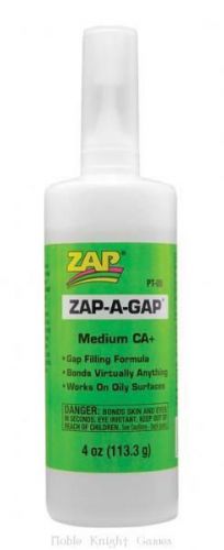 Zap-a-gap hobby supply zap-a-gap ca+ super glue (4 oz.) mint for sale