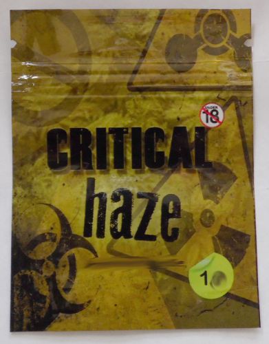 500* Critical Haze TINY EMPTY ziplock bags (good for crafts incense jewelry)