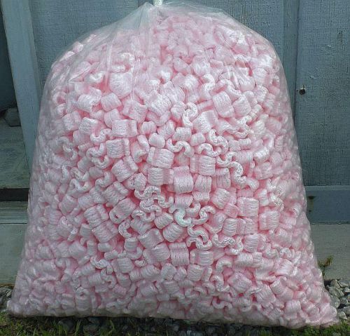 New 3.5 cu ft Pink Anti Static Packing Popcorn Peanuts Fast Free Shipping