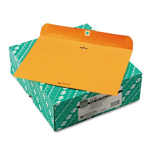 Redi-file clasp envelope, contemporary, 12 x 9, brown kraft, 100/box for sale