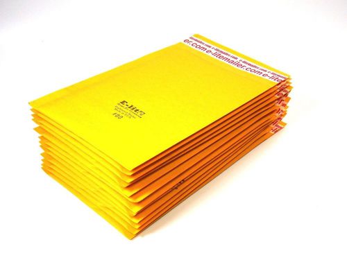 12 #00 5x10 KRAFT BUBBLE MAILERS PADDED SELF SEAL SHIPPING BAGS ENVELOPES