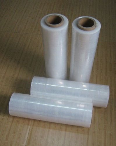 4 Rolls  Stretch Film Plastic Pallet Wrap 18&#034; Wide x 1500 Ft. 70 Gauge