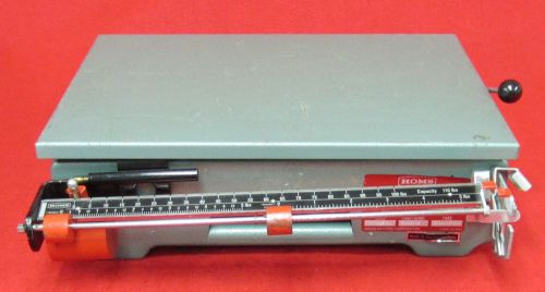 Homs full capacity beam bench scale w/blank tare 110adp #u8 for sale